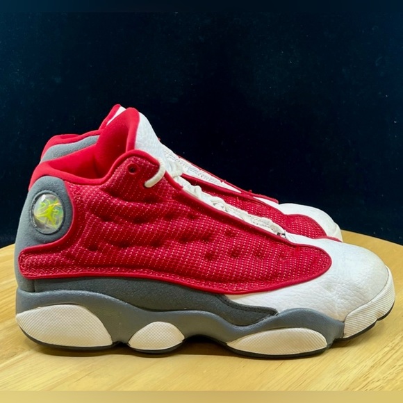 Air Jordan Flint Red Retro 13’s kids Sneakers sz 3y - Picture 5 of 10